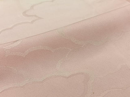 平和屋着物▽訪問着　単衣　雲重ね文　暈し染め　正絹　逸品　AABK3613jh