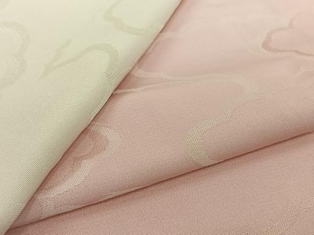 平和屋着物▽訪問着　単衣　雲重ね文　暈し染め　正絹　逸品　AABK3613jh