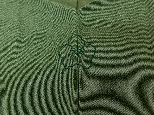 平和屋着物▽訪問着　単衣　竹屋町刺繍　短冊花文　暈し染め　金糸　金彩　正絹　逸品　AABK3644jh