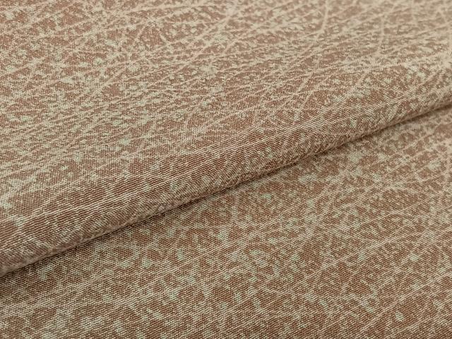 平和屋着物▽小紋　単衣　霞文　洗える着物　AABK3664jh