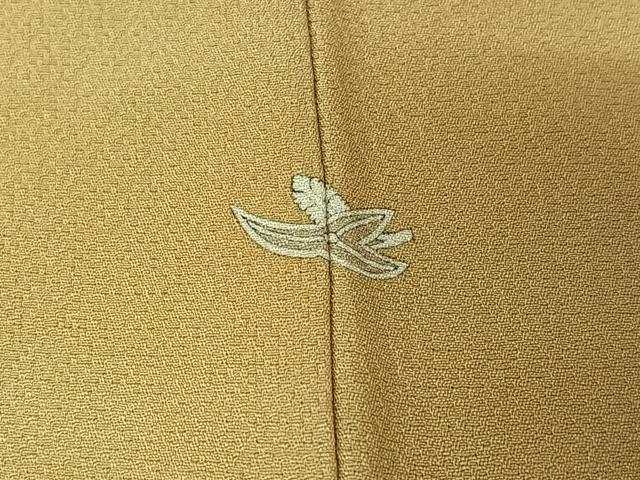 平和屋着物▽虹色創家　本郷大田子　小紋　単衣　霞文　高島屋扱い　正絹　逸品　AABK3672jh