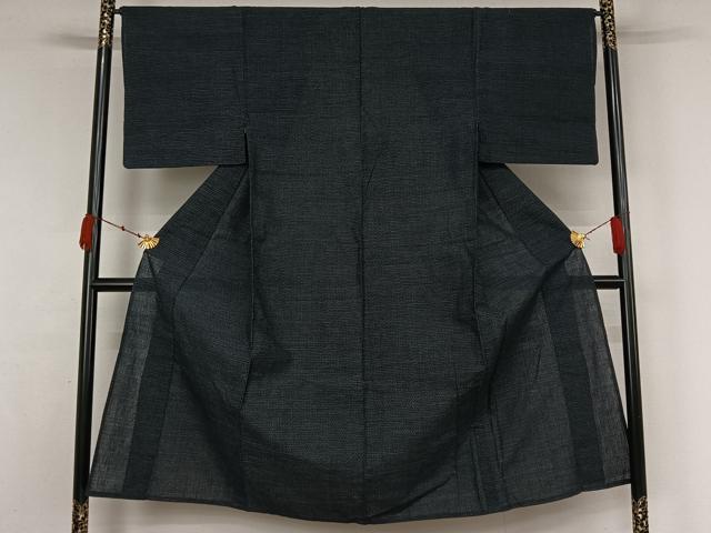 平和屋着物▽男性　小紋　単衣　亀甲柄　AABK3675jh