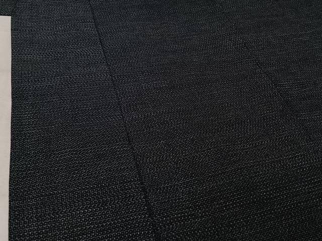 平和屋着物▽男性　小紋　単衣　亀甲柄　AABK3675jh
