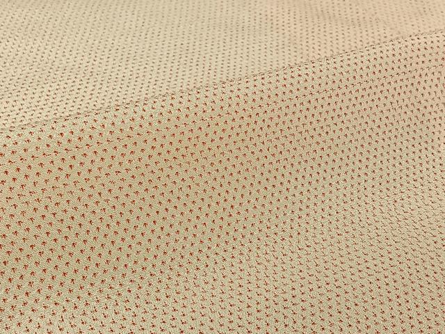 平和屋着物▽本塩沢　単衣　蚊絣　正絹　逸品　AABK3680jh
