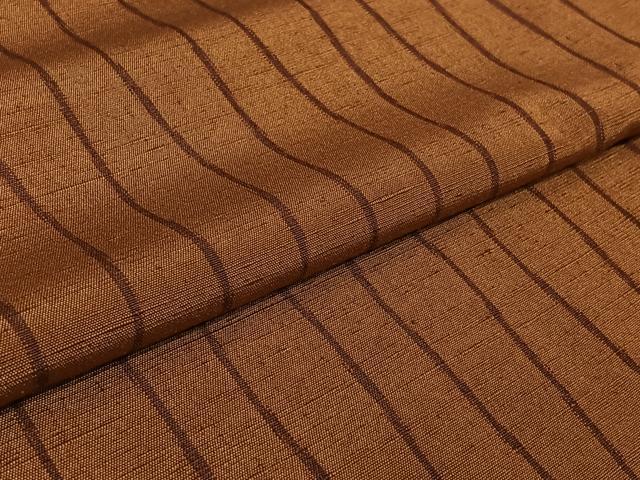 平和屋着物▽上質な紬　単衣　立涌文　正絹　逸品　AABK3685jh