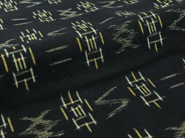 平和屋着物▽綿琉球　単衣　綿　逸品　AABK3687jh