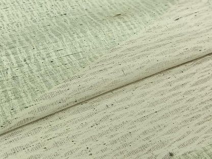 平和屋着物▽上質な紬　単衣　横段文　正絹　逸品　AABK3689jh