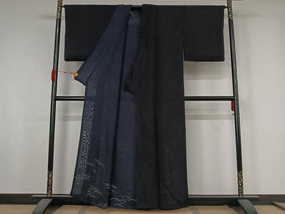 平和屋着物▽豪華色留袖　無双　絽袷　絽×絽　芝文　正絹　逸品　AABK3695jh