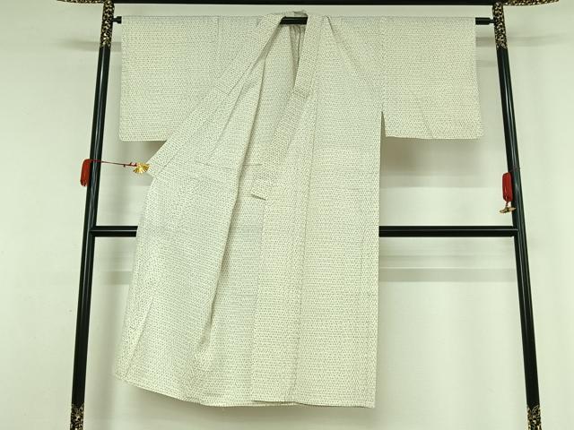 平和屋着物▽男性　小紋　単衣　幾何学文様　綿　AABK3700jh