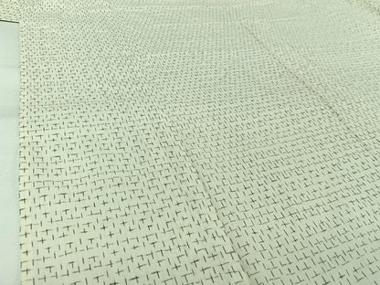 平和屋着物▽男性　小紋　単衣　幾何学文様　綿　AABK3700jh