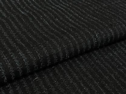 平和屋着物▽上質な紬　単衣　ちぢみ織　縞　正絹　逸品　AABK3708jh