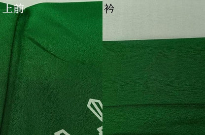 平和屋着物▽訪問着　単衣　矢羽花文　洗える着物　AABK3737jh