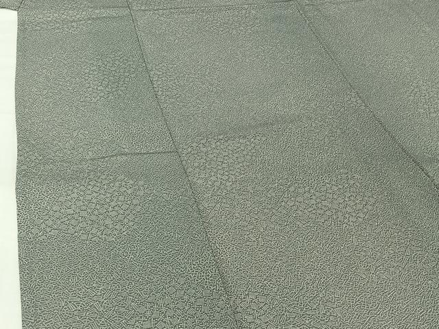 平和屋着物▽江戸小紋　単衣　両面染め　寄せ小紋柄　反端付き　洗える着物　AABK3744jh
