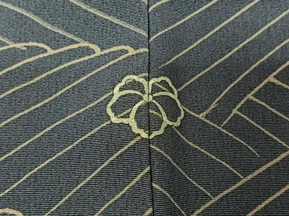 平和屋着物▽豪華色留袖　単衣　刺繍　飛鶴文　金糸　正絹　逸品　AABK3745jh