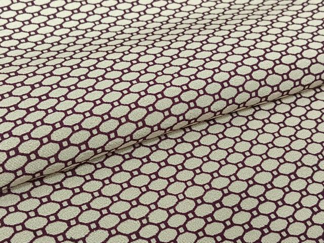 平和屋着物▽上質な小紋　単衣　蜀江文　正絹　逸品　AABK3746jh