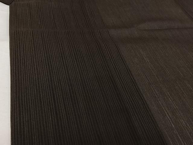 平和屋着物▽洗える最高級着物 ＜英＞はなぶさ謹製 道中着 スリーシーズン 春夏秋 塵除け 縞 たとう紙付き ロング丈 洗える着物 AABK3782jh