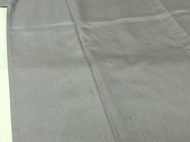 平和屋着物▽男性　紬　単衣　色無地　藤色　正絹　逸品　未使用　AABK3784jh