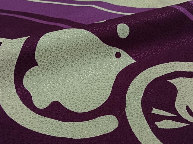 平和屋着物▽訪問着　単衣　千鳥花文　洗える着物　AABK3790jh