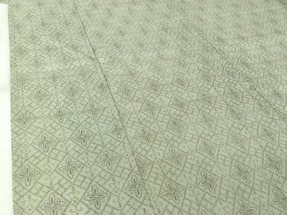 平和屋着物▽小紋　単衣　花菱文　AABK3833jh