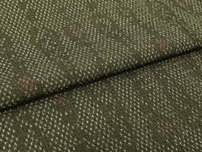平和屋着物▽お召 単衣 幾何学文様 正絹 逸品 AABK3838jh