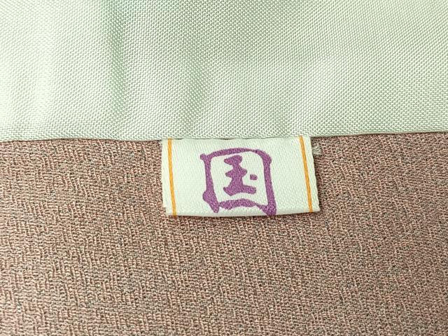 平和屋着物▽江戸小紋　単衣　角通し　正絹　逸品　AABK3839jh