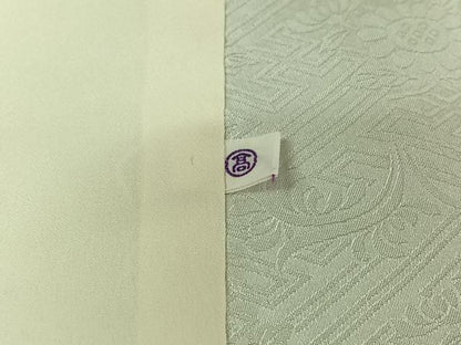 平和屋着物▽色留訪問着　無双　紗袷　笹竹桐文　金彩　高島屋扱い　正絹　逸品　AABK3872jh