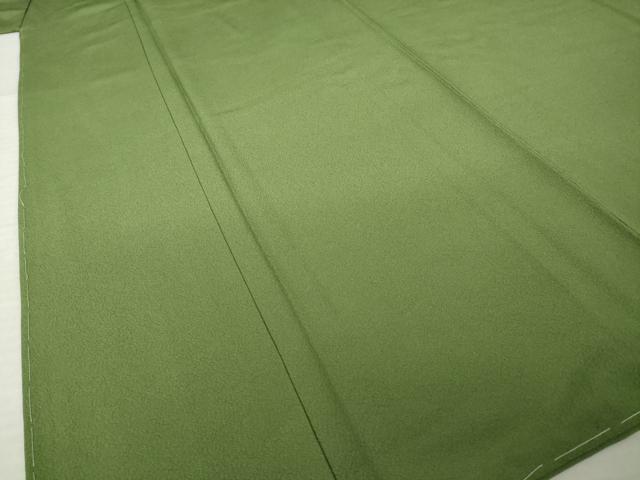 平和屋着物●上質な色無地　藍媚茶色　正絹　逸品　未使用　AABK3891ck