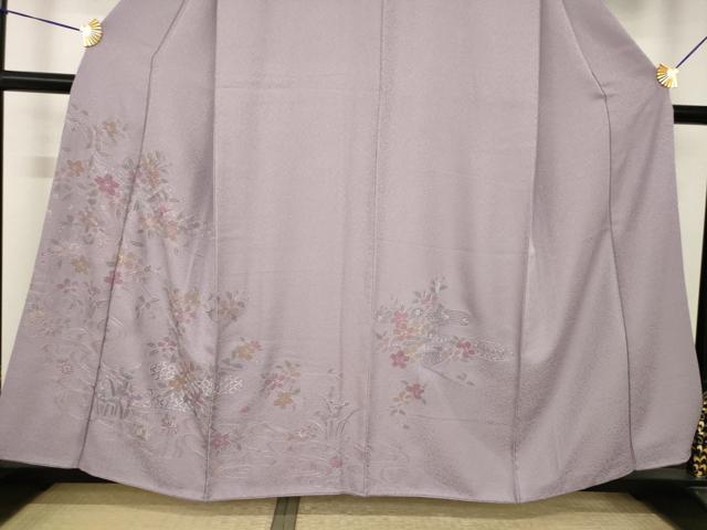 平和屋着物●訪問着　総刺繍　中国三大刺繍　スワトウ刺繍　汕頭刺繍　流水吉祥花文　正絹　逸品　AABK3904ck