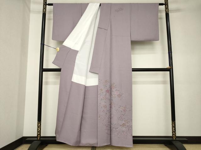 平和屋着物●訪問着　総刺繍　中国三大刺繍　スワトウ刺繍　汕頭刺繍　流水吉祥花文　正絹　逸品　AABK3904ck