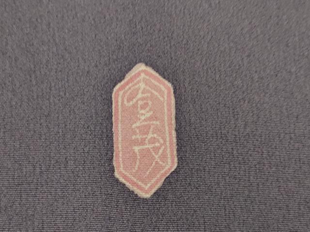 平和屋着物●本加賀友禅作家　成竹登茂男　訪問着　枝花文　正絹　逸品　AABK3908ck