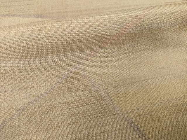 平和屋着物●上質な紬　割付き文　正絹　逸品　AABK3909ck