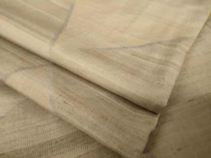 平和屋着物●上質な紬　割付き文　正絹　逸品　AABK3909ck