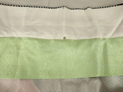 平和屋着物●豪華振袖　総絞り　駒刺繍　更紗花文　正絹　逸品　AABK3915ck