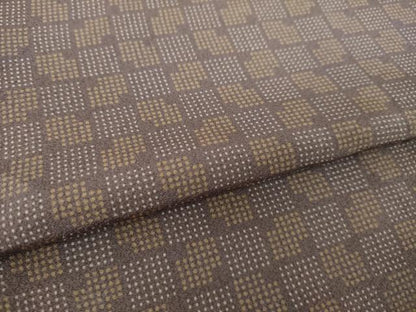 平和屋着物●江戸小紋　色紙文　東武百貨店扱い　正絹　逸品　AABK3919ck