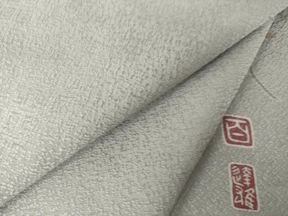 平和屋着物●京加賀友禅　百貫達雄監修　色無地　霞地紋　潤色　正絹　逸品　AABK3933ck