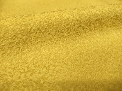 平和屋着物●上質な色無地　紋意匠　芥子色　鈴乃屋扱い　正絹　逸品　AABK3936ck