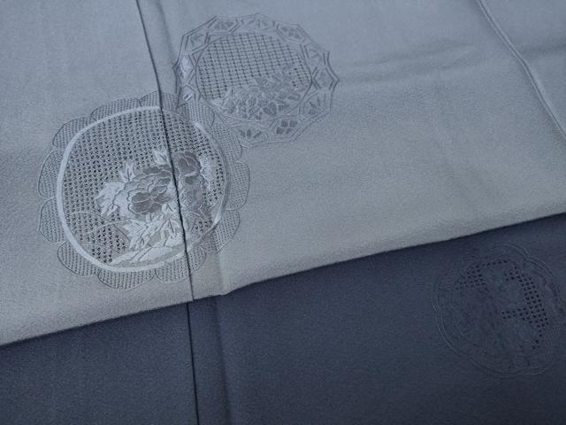 平和屋着物●訪問着　総刺繍　中国三大刺繍　スワトウ刺繍　汕頭刺繍　鏡裏花文　正絹　逸品　AABK3937ck