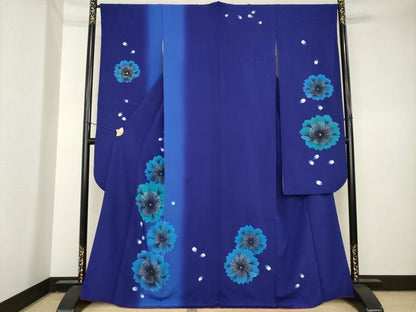 平和屋着物●豪華振袖　舞桜　金彩　正絹　逸品　AABK3945ck