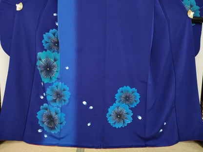 平和屋着物●豪華振袖　舞桜　金彩　正絹　逸品　AABK3945ck