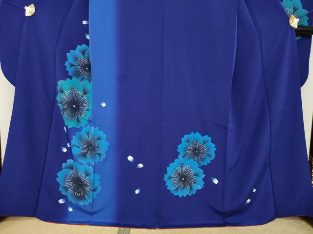 平和屋着物●豪華振袖　舞桜　金彩　正絹　逸品　AABK3945ck