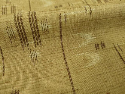 平和屋着物●上質な紬　琉球絣文様　正絹　逸品　AABK3949ck