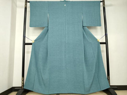 平和屋着物●人間国宝 小宮康孝　江戸小紋　小花文　正絹　逸品　AABK3958ck