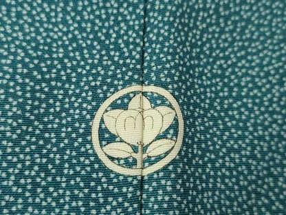 平和屋着物●人間国宝 小宮康孝　江戸小紋　小花文　正絹　逸品　AABK3958ck