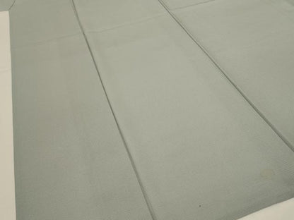平和屋着物＊夏物　色無地　絽　千草鼠色　正絹　逸品　AABK3970jd