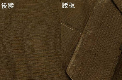 平和屋着物＊夏物　男性　馬乗り袴　正絹　逸品　AABK3977jd