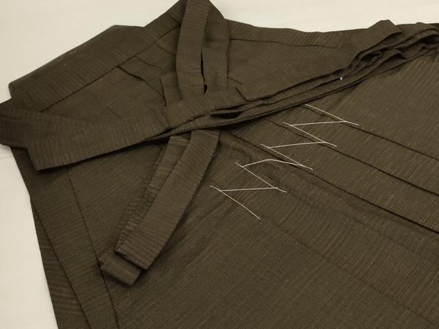 平和屋着物＊夏物　男性　馬乗り袴　正絹　逸品　AABK3977jd