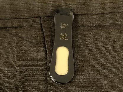 平和屋着物＊夏物　男性　馬乗り袴　正絹　逸品　AABK3977jd