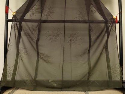 平和屋着物＊夏物　訪問着　草花紋紗　暈し染め　高島屋扱い　正絹　逸品　AABK3979jd