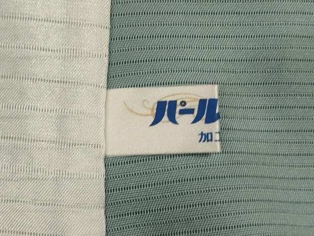 平和屋着物＊夏物　色無地　絽　青磁鼠色　正絹　逸品　AABK3986jd