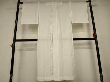 平和屋着物＊夏物　長襦袢　絽　白色　洗える着物　AABK4000jd